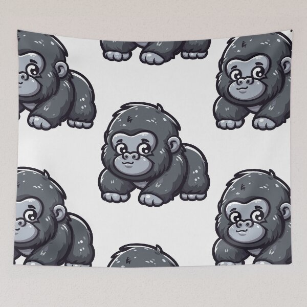 Item preview, Gorilla Majesty designed and sold by ArtfulWeave.