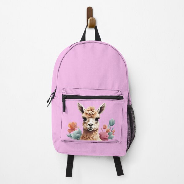Item preview, Baby Llama with Flowers designed and sold by Zest Dose.
