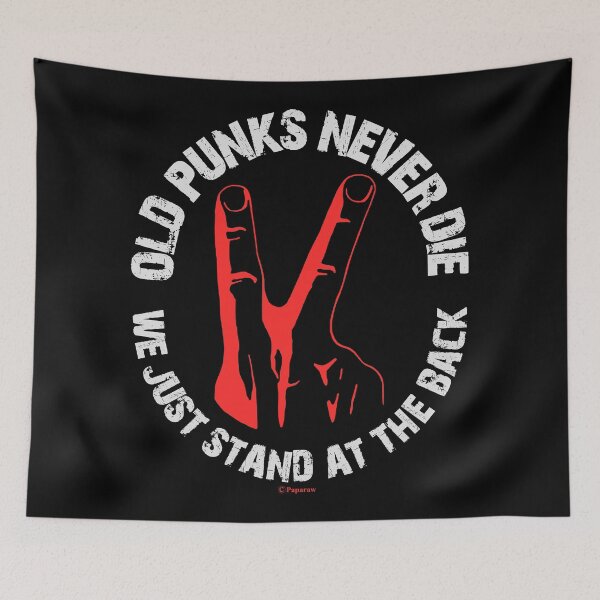 Item preview, OLD PUNKS NEVER DIE designed and sold by Paparaw.