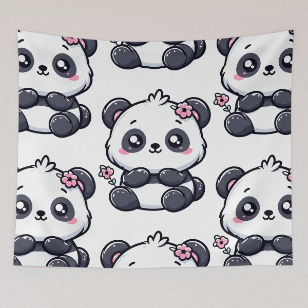 Item preview, Panda Harmony designed and sold by ArtfulWeave.