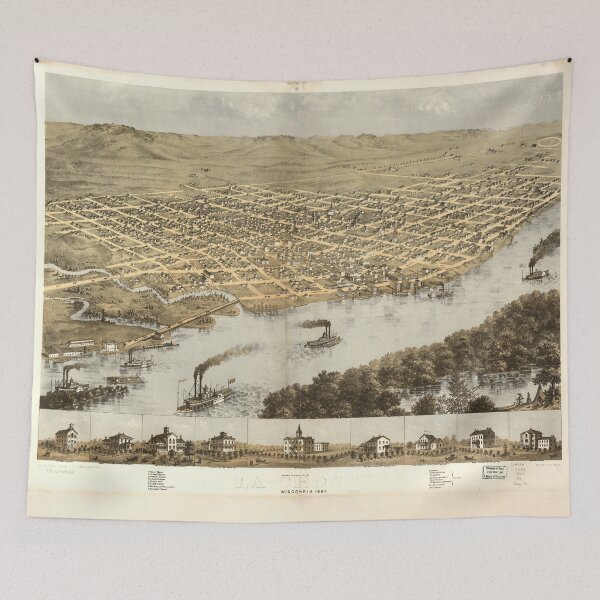 Item preview, La Crosse, Wisconsin (1867) designed and sold by allhistory.