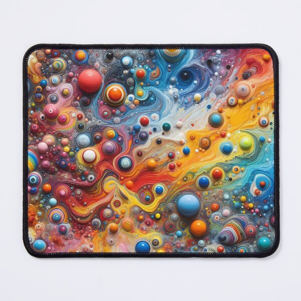 Item preview, Kaleidoscopic Currents: A Vivid Abstract Voyage designed and sold by Vitalka-uk.