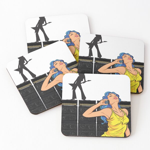 Item preview, Guitarist Shreds on Top of Stacks; Rockin' Her World designed and sold by evaninla.