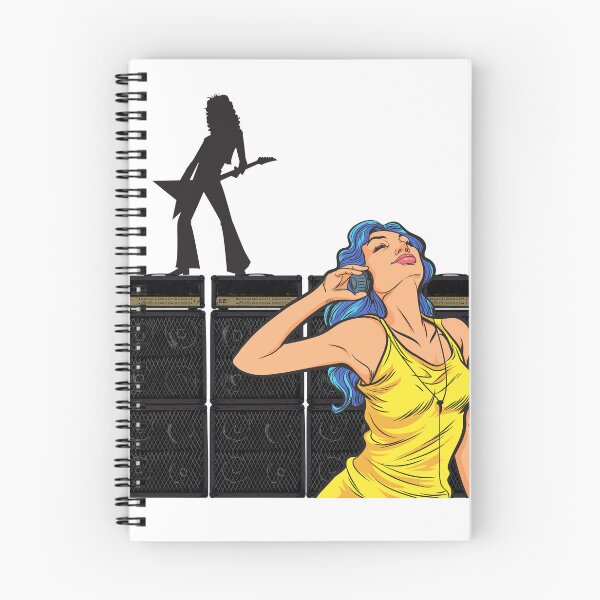 Item preview, Guitarist Shreds on Top of Stacks; Rockin' Her World designed and sold by evaninla.
