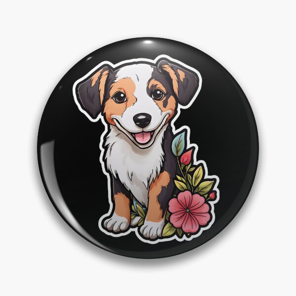 Item preview, Jack Russell Terrier in Flowers designed and sold by CUTEDOGGIEZ.