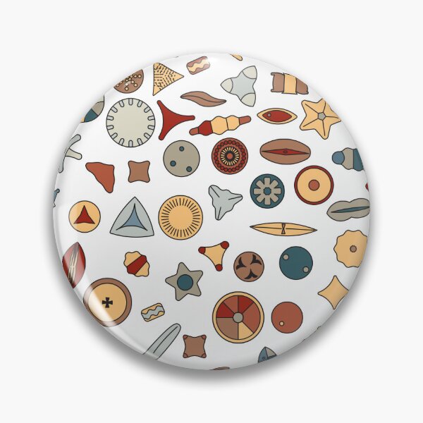 Item preview, The Diatoms, Algae art, Minimal lovely algae in Earth tone color, Gift for Diatomist designed and sold by thurakitdew.