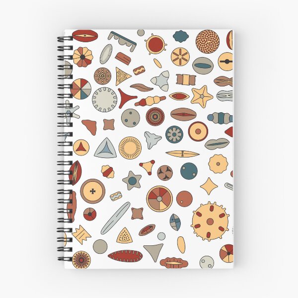 Item preview, The Diatoms, Algae art, Minimal lovely algae in Earth tone color, Gift for Diatomist designed and sold by thurakitdew.
