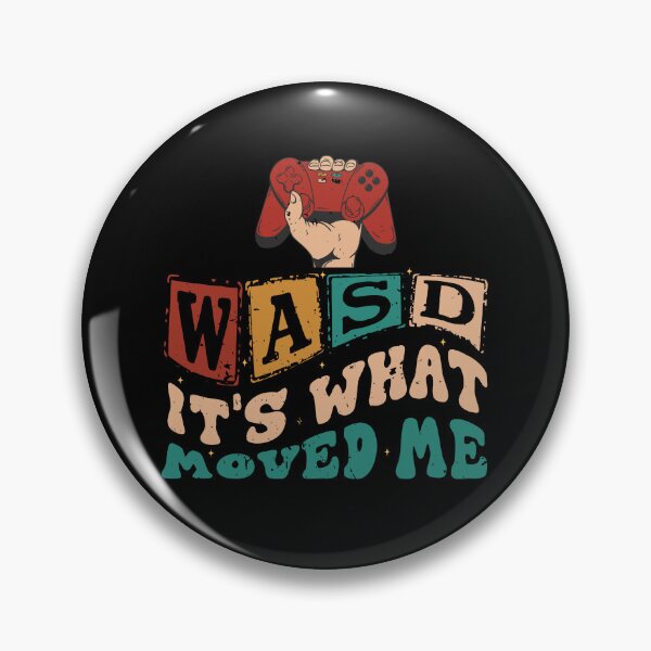 Item preview, WASD It's What Moves Me Groovy Funny Gaming Nerd Pc Gamer designed and sold by Be Cool (5.0) ⭐⭐⭐⭐⭐.