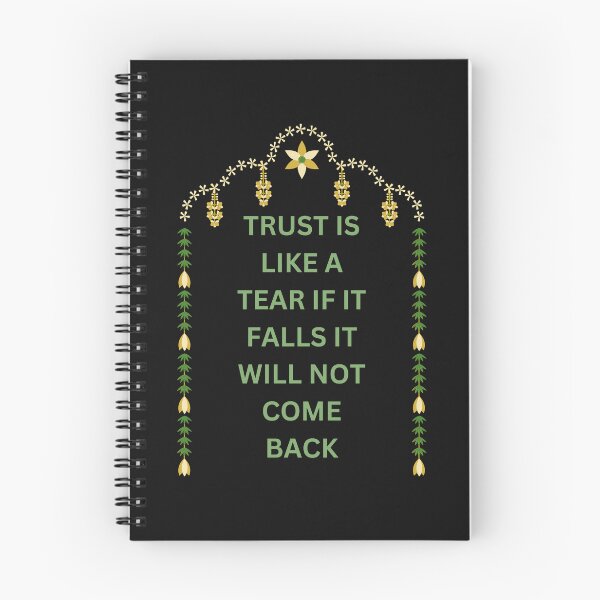 Item preview, Trust is like a tear if it falls it will not come back. designed and sold by deristageagadir.