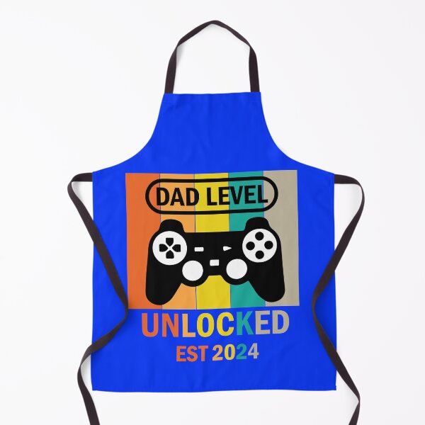 Item preview, Dad Level Unlocked Est 2024. New Daddy I Leveled Up To Dad designed and sold by DesignDenDo ⭐⭐⭐⭐⭐.