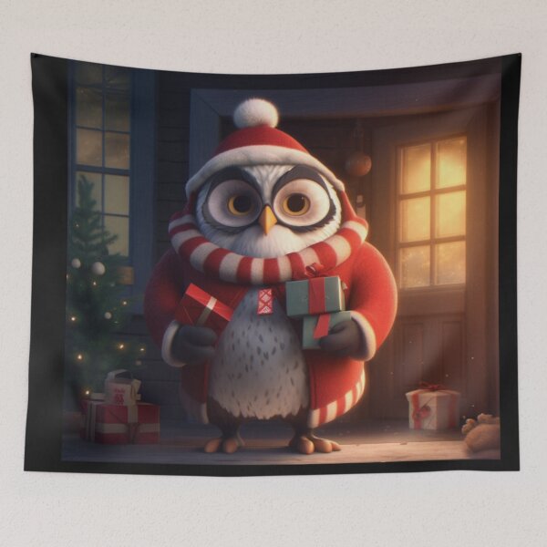 Item preview, Owl Santa 3 designed and sold by Highlandkings.