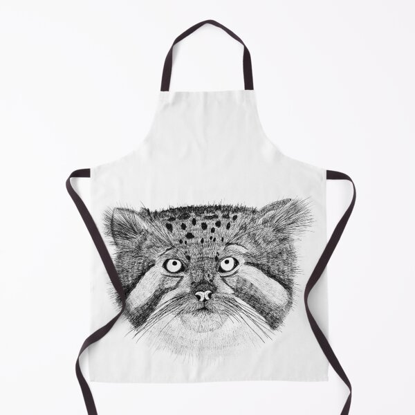 Item preview, Pallas's Cat Pen Ink Black and White designed and sold by Nicole Niehues.