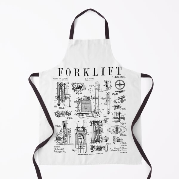 Item preview, Certified Forklift Operator Driver Vintage Patent Print designed and sold by GrandeDuc.