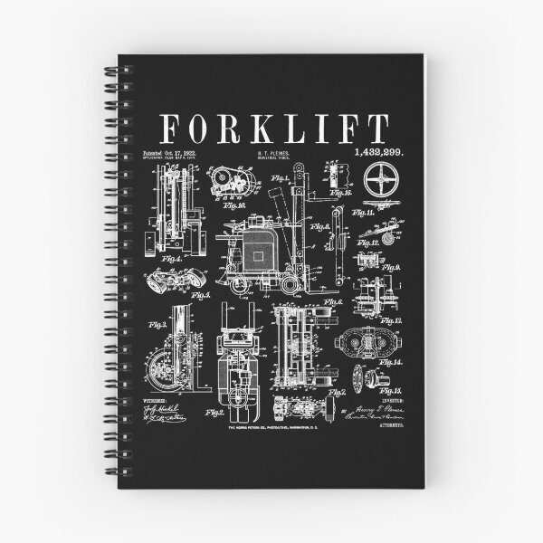 Item preview, Certified Forklift Operator Driver Vintage Patent Print designed and sold by GrandeDuc.