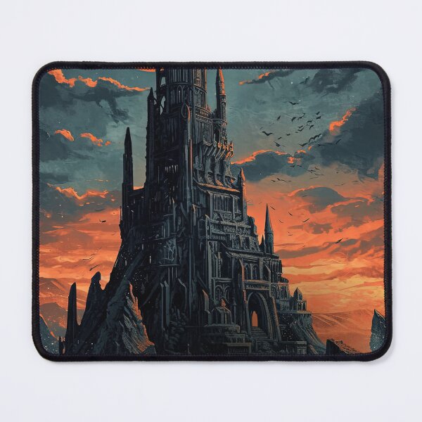 Item preview, Unveiling Shadows: The Dark Tower Barad Dûr Art designed and sold by Philipe3d.