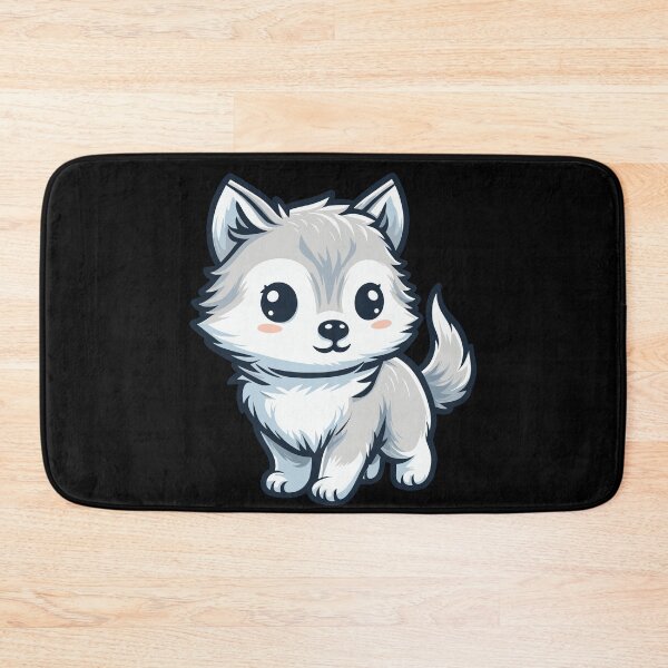 Item preview, Playful Wolf Pup Cartoon designed and sold by ArtfulWeave.