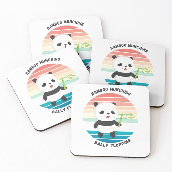 Item preview, Copy of Bamboo munching Bally flopping funny panda sticker pack designed and sold by Cosmicworld07.