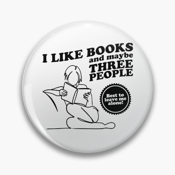 Item preview, I Like Books and Maybe Three People designed and sold by fusedtees.