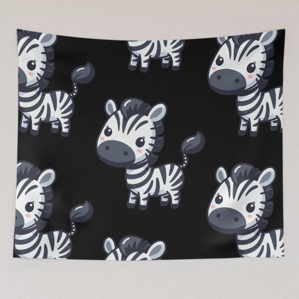 Item preview, Playful Zebra Cartoon designed and sold by ArtfulWeave.