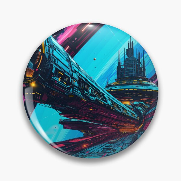 Item preview, Station Spatiale Néo-Rétro designed and sold by athisha.