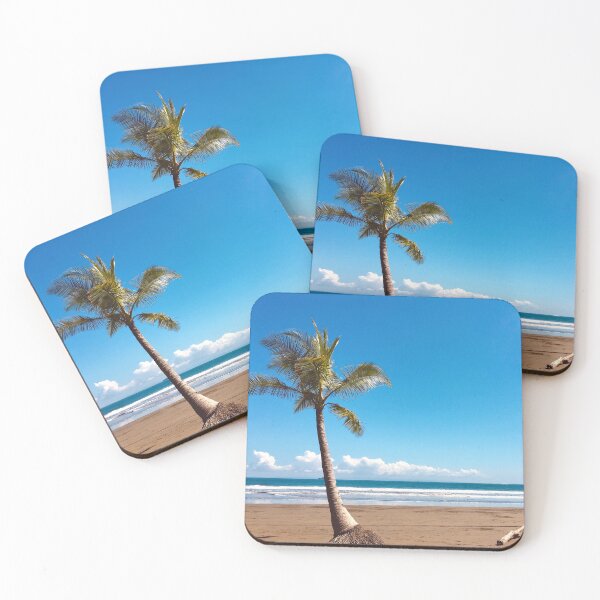 Item preview, Single Palm on the Beach designed and sold by LuizaK.