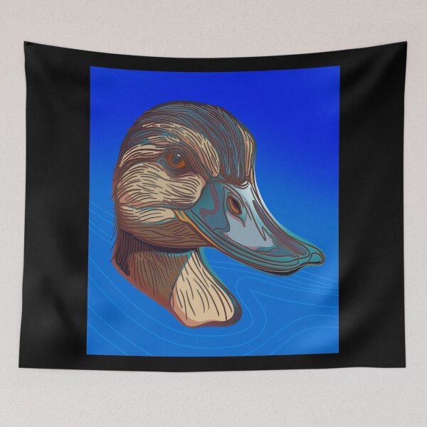 Item preview, Swimming Mallard Duck Head designed and sold by DaveDanchuk.