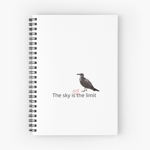 Item preview, The sky is not the limit, seagull designed and sold by Gkate-art.
