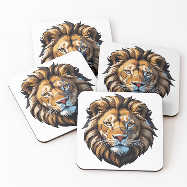 Item preview, Majestic Lion Portrait in Midnight Hues designed and sold by SCG-designs.