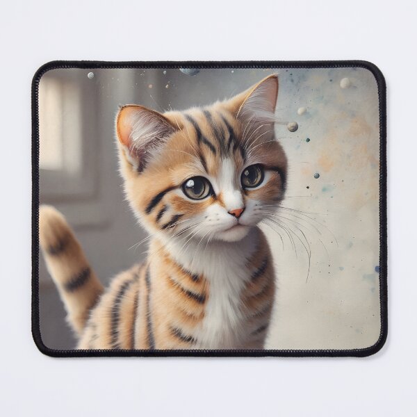 Item preview, Charming Watercolor Kitten designed and sold by Regina Koch.