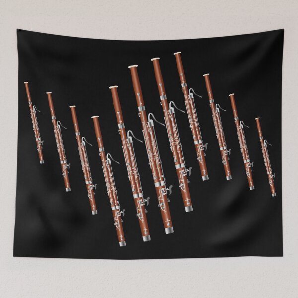 Item preview, Bassoon on black zigzag designed and sold by kobyakov.