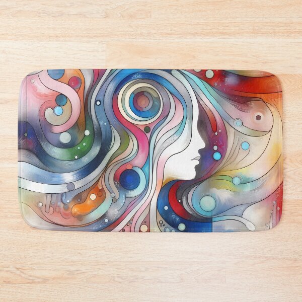 Item preview, Soulful Swirls: An Abstract Portrait of Emotion designed and sold by Vitalka-uk.