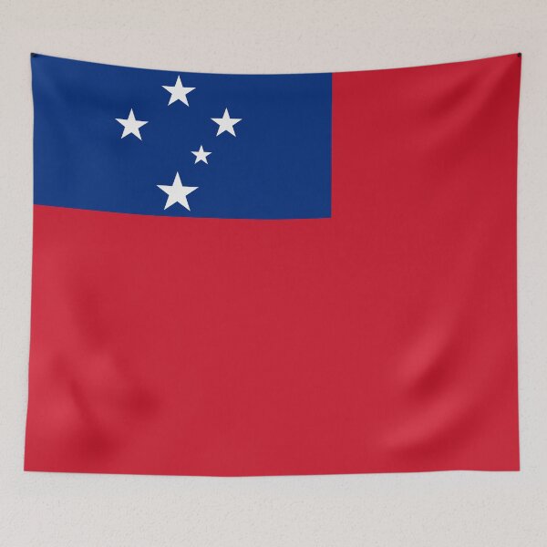 Item preview, National Flag Independent State of Samoa, Western Samoa designed and sold by Danler.