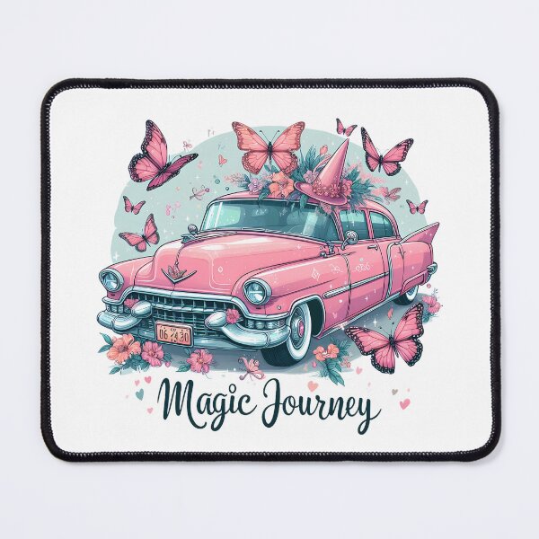 Item preview, Pink cadillac magic journey designed and sold by CogniCraft.