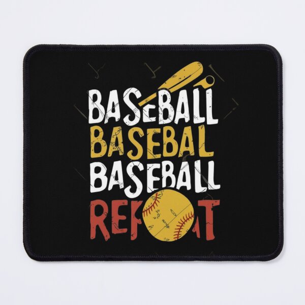 Item preview, Baseball bat and ball on a sign designed and sold by BlueGoldArt.