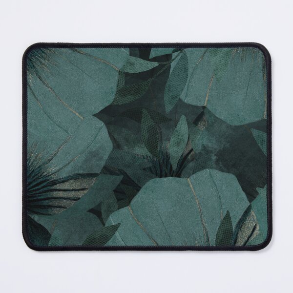Item preview, Dark Mint Green plants and leaves designed and sold by Asmaa Abdul-Azim.