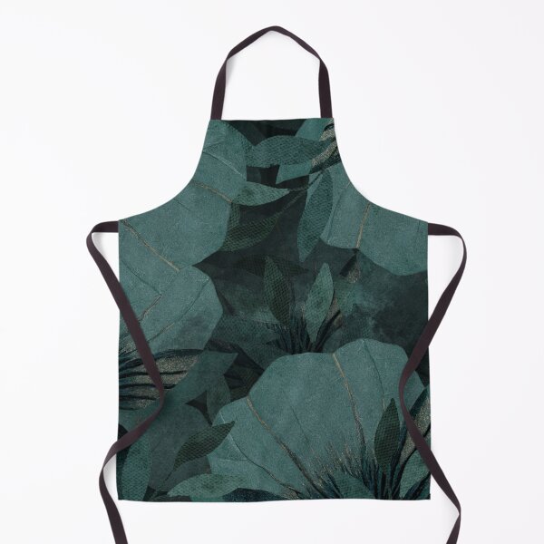 Item preview, Dark Mint Green plants and leaves designed and sold by Asmaa Abdul-Azim.