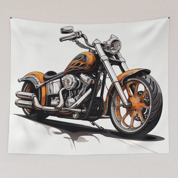 Item preview, Chopper Style Motorcycle designed and sold by dcrc.