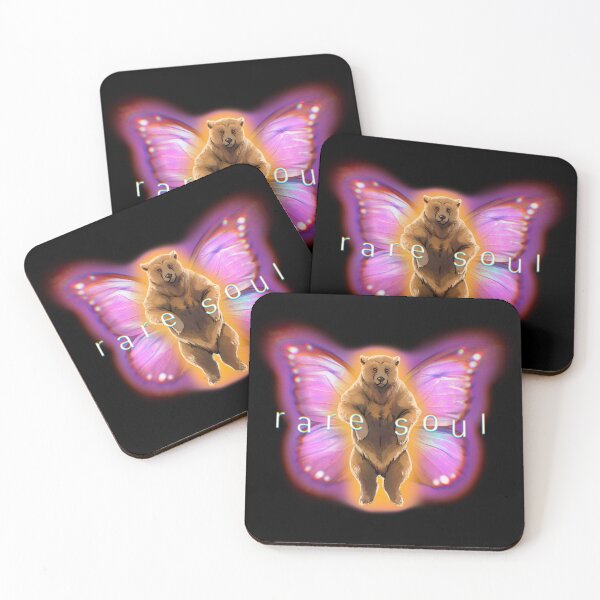 Item preview, Fairy Beary rare soul the bear with butterfly wings designed and sold by Azasart.