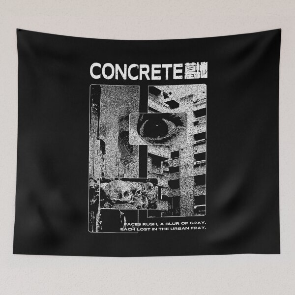 Item preview, Concrete Grave Y2K Brutalist  Aesthetics designed and sold by PVSKI.
