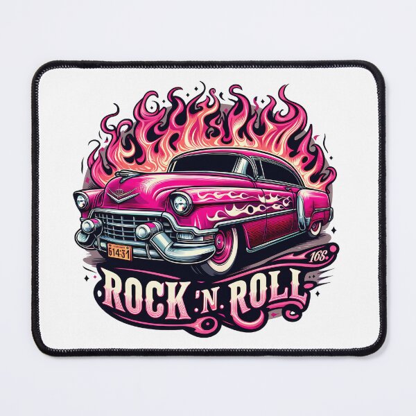 Item preview, Pink cadillac rock n' roll designed and sold by CogniCraft.