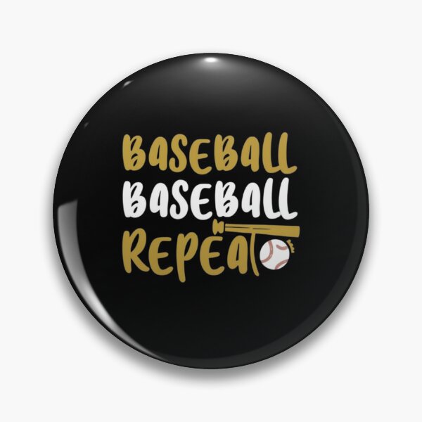 Item preview, Baseball Baseball and Repeat ball on a sign designed and sold by BlueGoldArt.