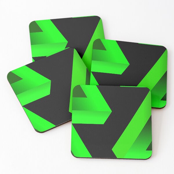 Item preview, GREEN GEOMETRIC IMPOSSIBLE TRI-ANGLE DESIGN designed and sold by ArtDesign-ZA.