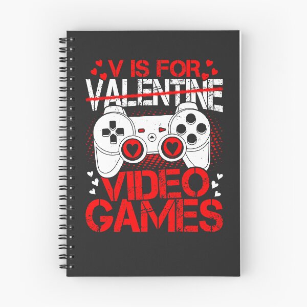 Item preview, V is for Video Games - Valentine's Day Gamer Special designed and sold by Pobru.