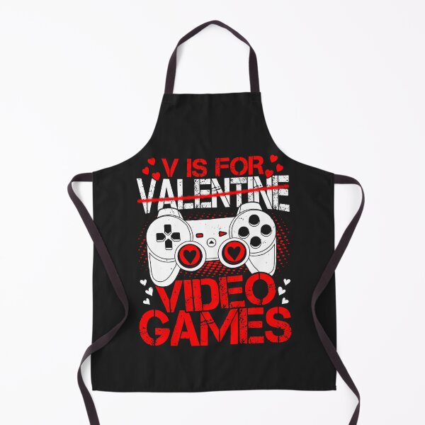 Item preview, V is for Video Games - Valentine's Day Gamer Special designed and sold by Pobru.