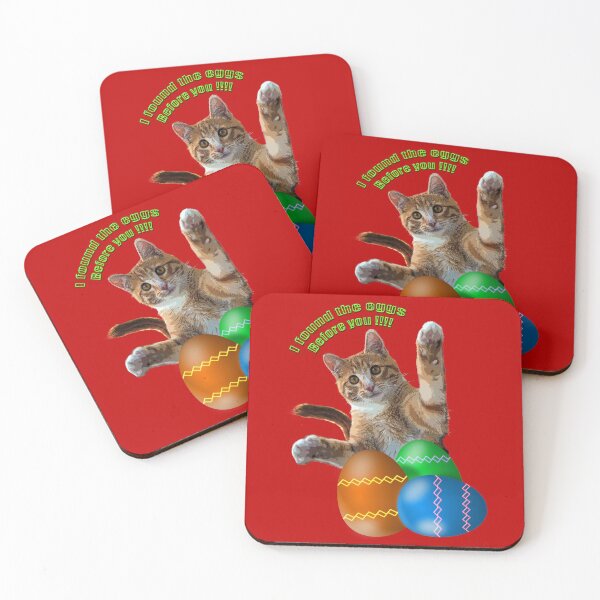 Item preview, Easter cat with eggs designed and sold by Astralia.