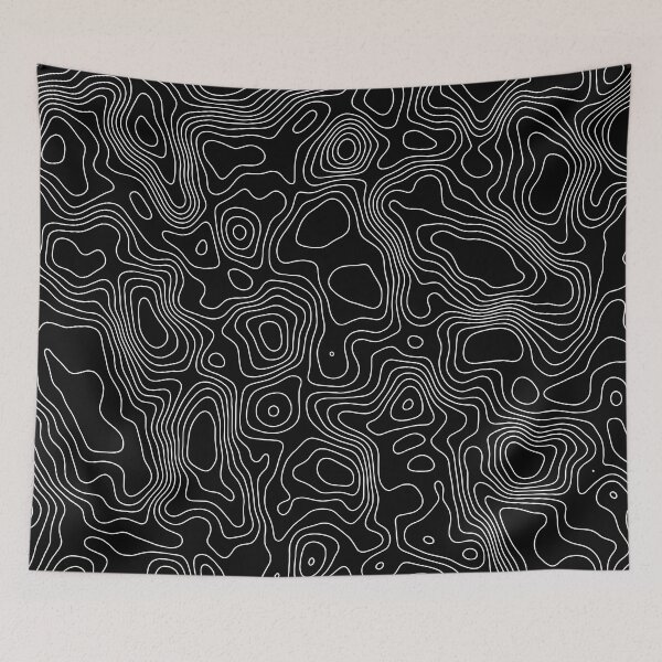 Item preview, Minimalist Topographic Contour Lines Abstract designed and sold by avperth.