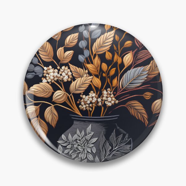 Item preview, Flower vase on black background designed and sold by randrdesign.