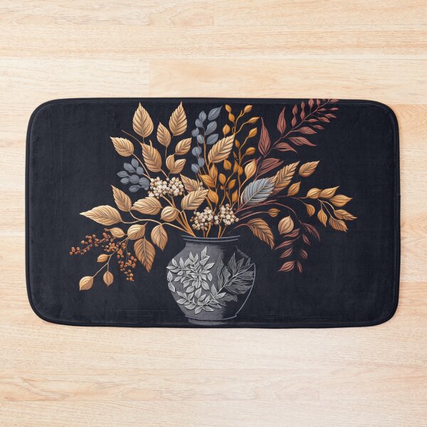Item preview, Flower vase on black background designed and sold by randrdesign.