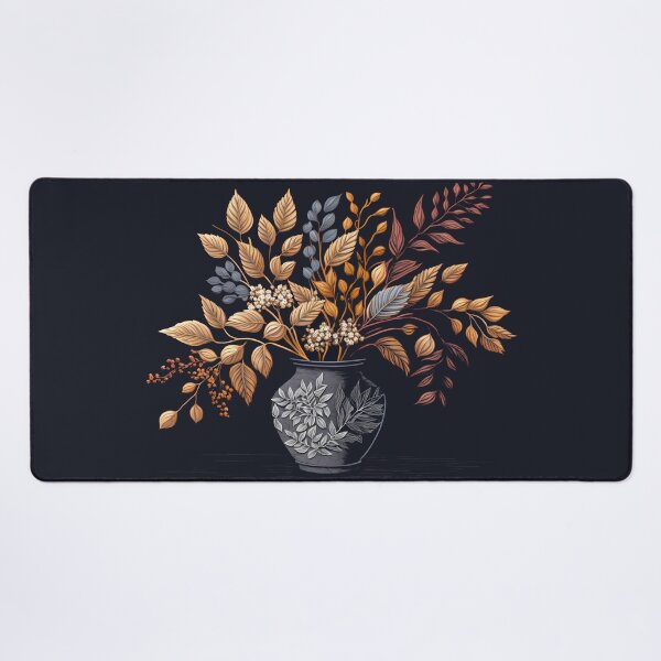 Item preview, Flower vase on black background designed and sold by randrdesign.