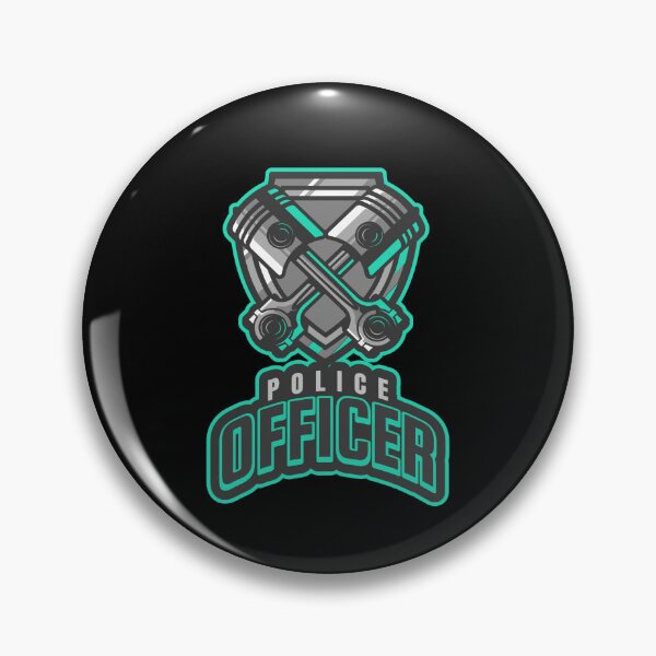 Item preview, Police Officer Design with Racing Motor Parts designed and sold by PRIVARSHU.